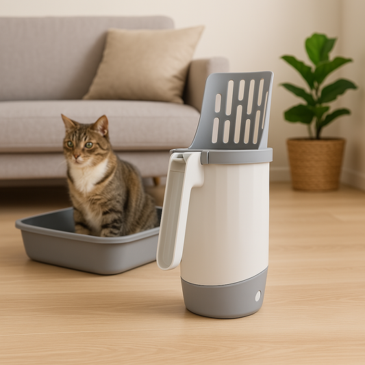Kattenbakschep met navulling