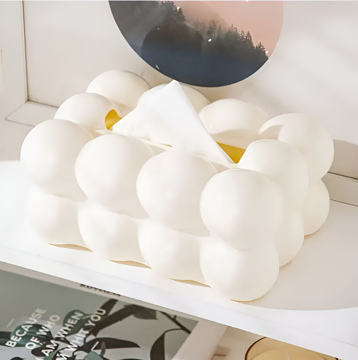 Tissuehouder Keramiek Wit - Luxe Tissuebox wit